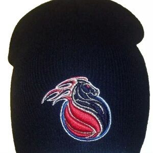 Detroit Pistons Mens New Era Adult Beanie Blue Winter Hat New Tags Nba